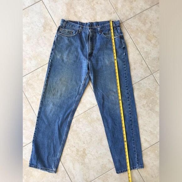 Levi's Men's Straight Blue Jeans - Picture 4 of 7